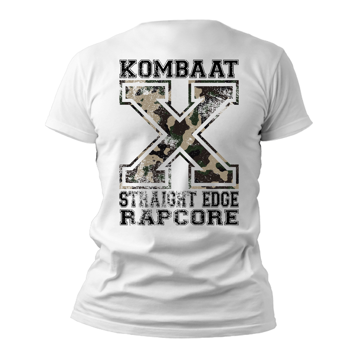 Kombaat - Straight Edge Rapcore T-Shirt weiss