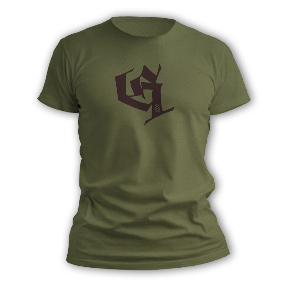 Galstarr - Logo T-Shirt Army grün
