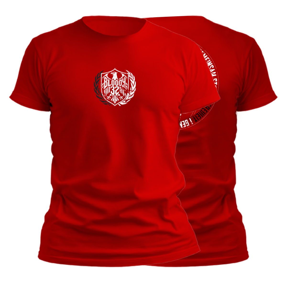 Bloody32 - Einigkeit-Recht-Freiheit // T-Shirt rot