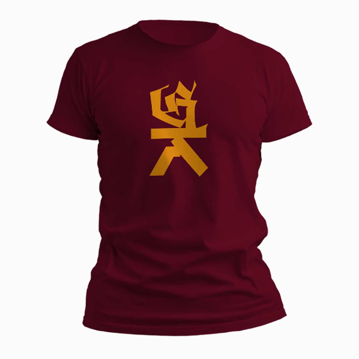 Absztrakkt & Galstarr - Sonnenwölfe Logo I // T-Shirt rot