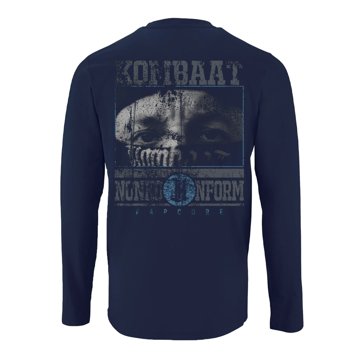 Kombaat - Nonkonform Rapcore Longsleeve naviblau