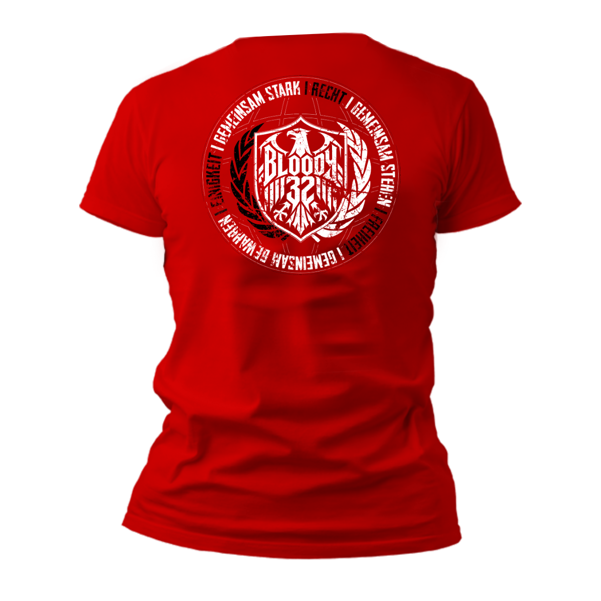 Bloody32 - Einigkeit-Recht-Freiheit // T-Shirt rot