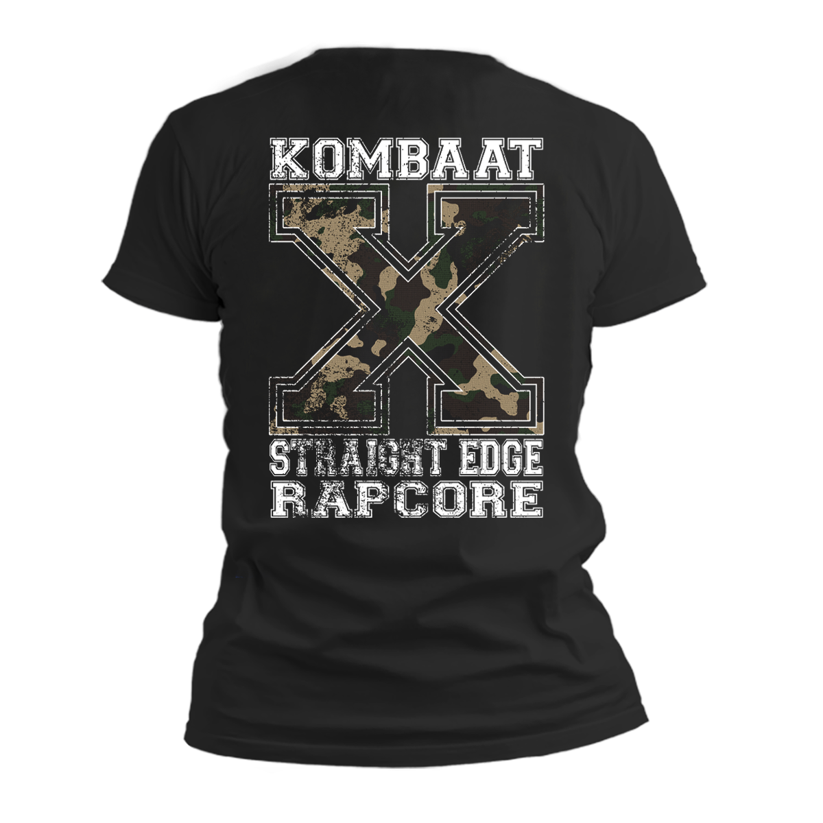Kombaat - Straight Edge Rapcore T-Shirt schwarz