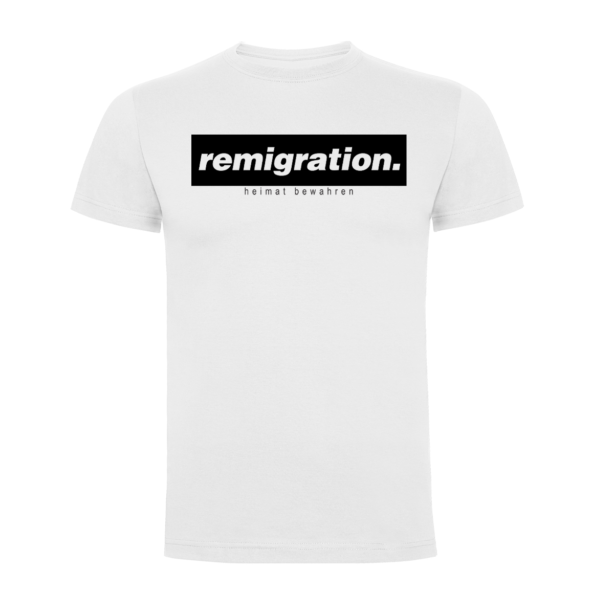 Remigration I T-Shirt weiss *Unisex*