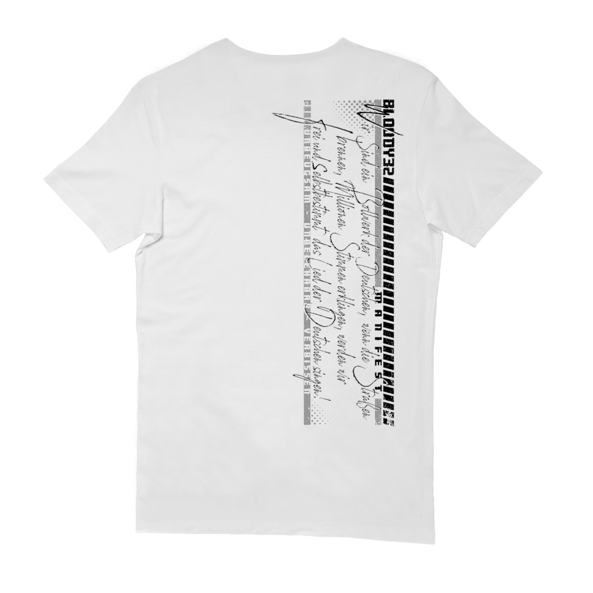 Bloody 32 - Manifest T-Shirt weiss