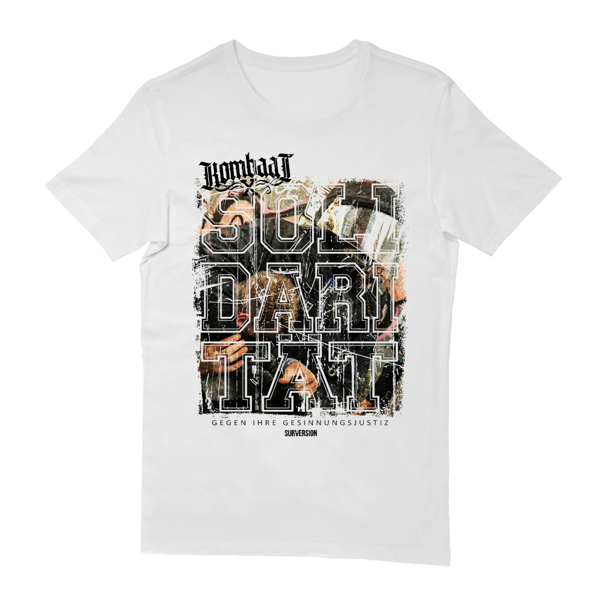 Solidarität mit Kombaat T-Shirt weiß *LIMITIERT*