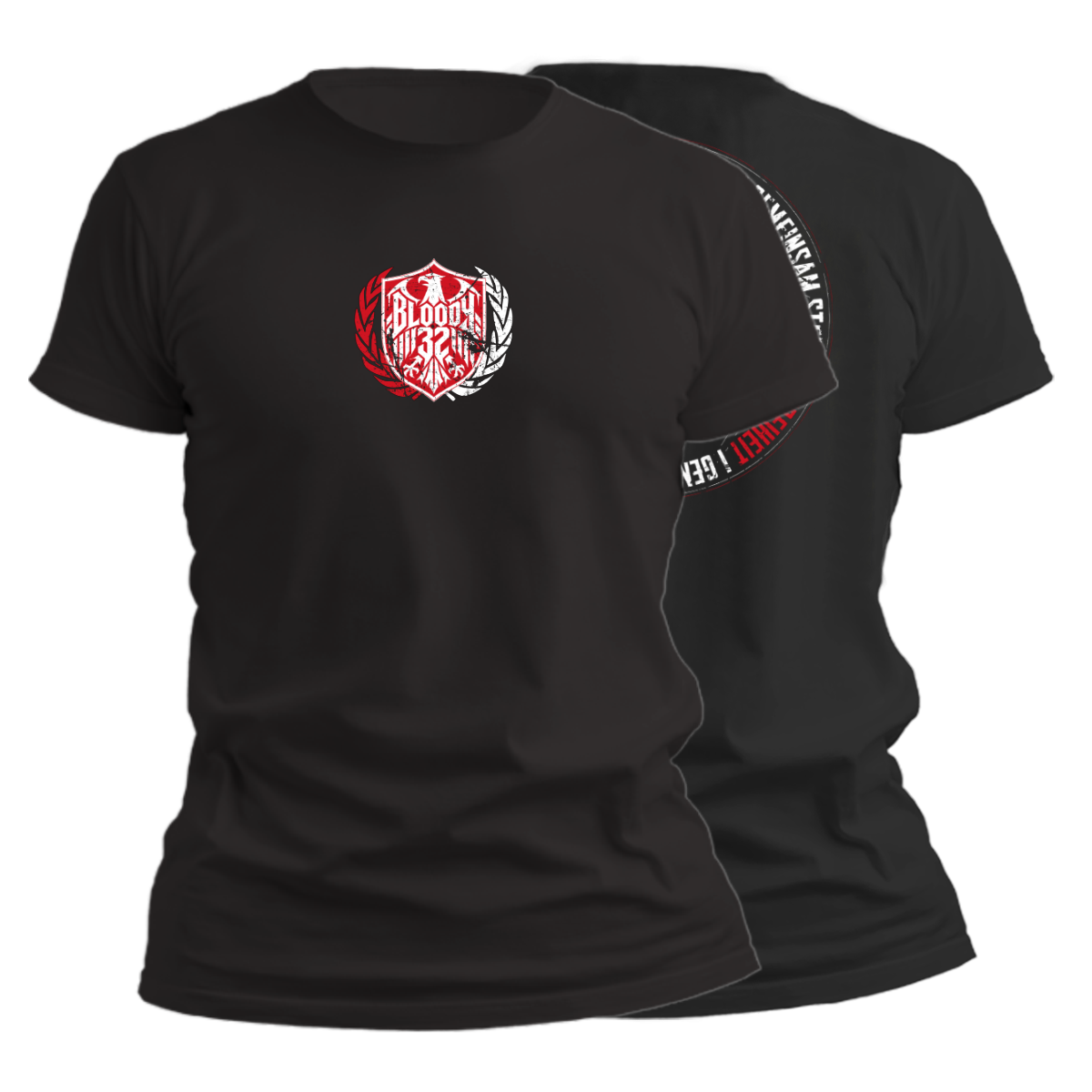 Bloody32 - Einigkeit-Recht-Freiheit // T-Shirt schwarz