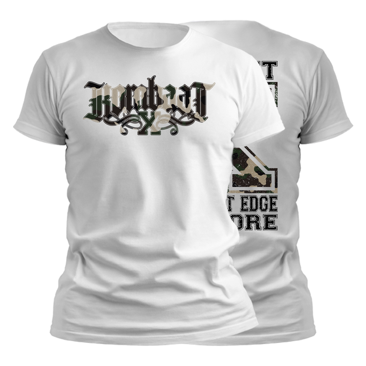 Kombaat - Straight Edge Rapcore T-Shirt weiss