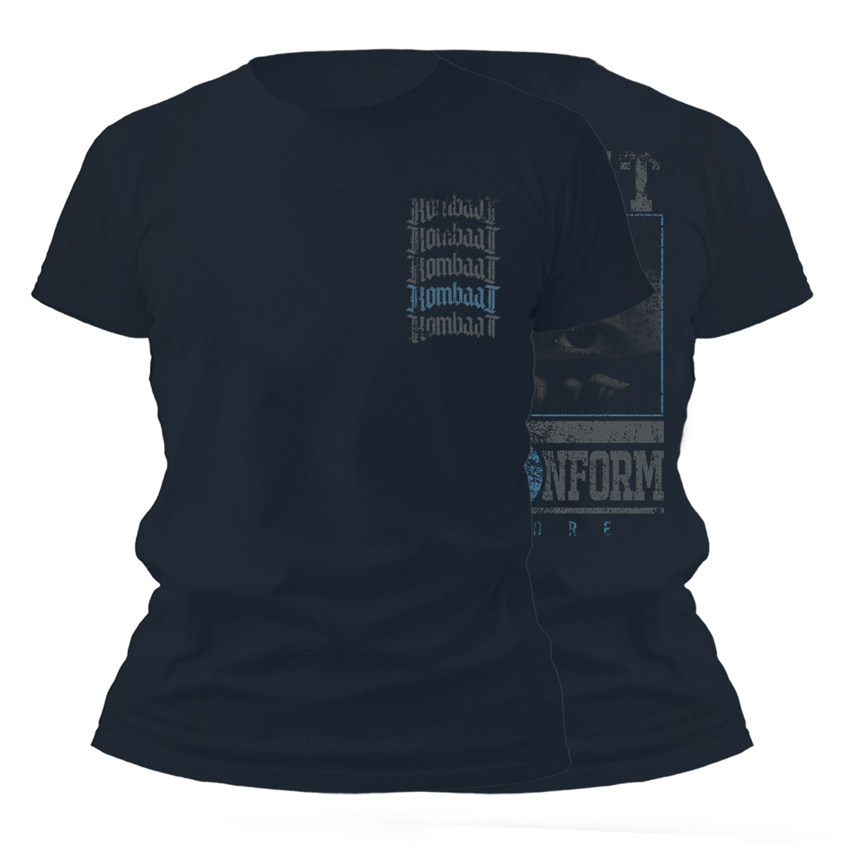 Kombaat - Nonkonform Rapcore T-Shirt naviblau