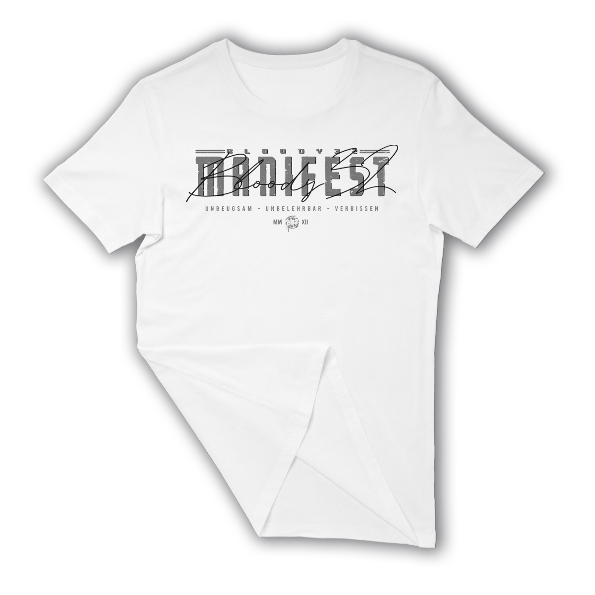 Bloody 32 - Manifest T-Shirt weiss
