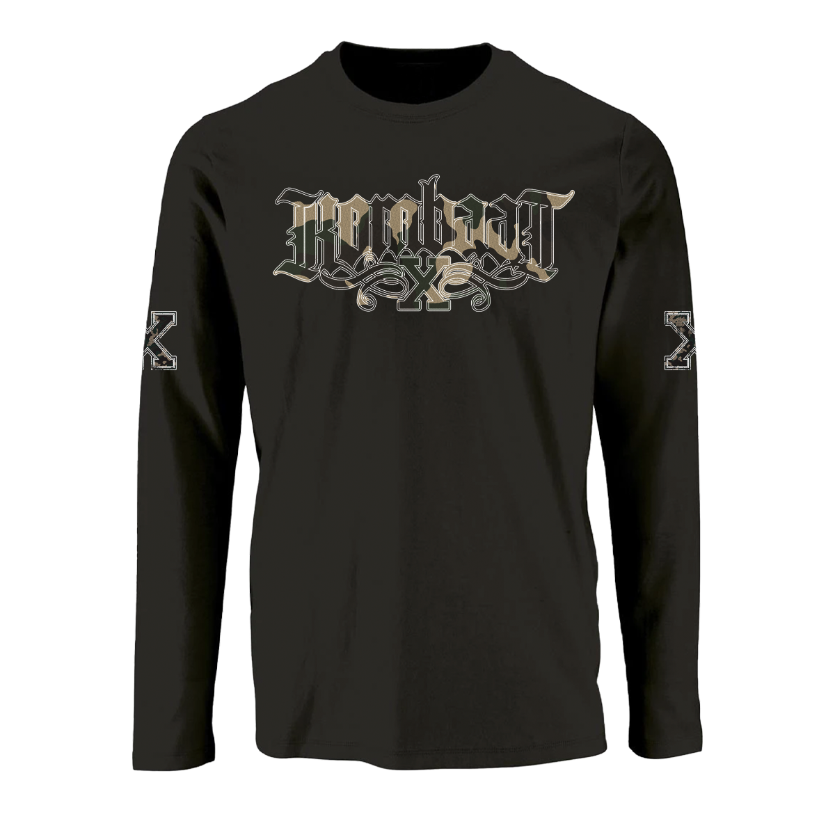Kombaat - Straight Edge Rapcore Longsleeve schwarz