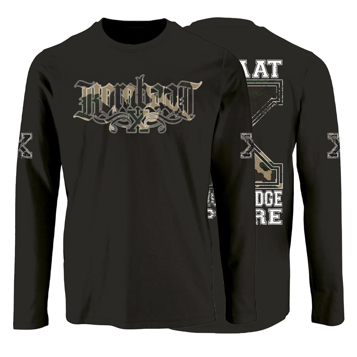 Kombaat - Straight Edge Rapcore Longsleeve schwarz