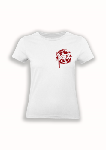 B32 - Logo T-Shirt Frauen weiss