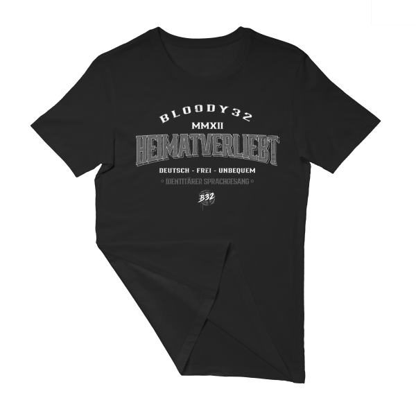 Bloody 32 - Heimatverliebt ll T-Shirt schwarz