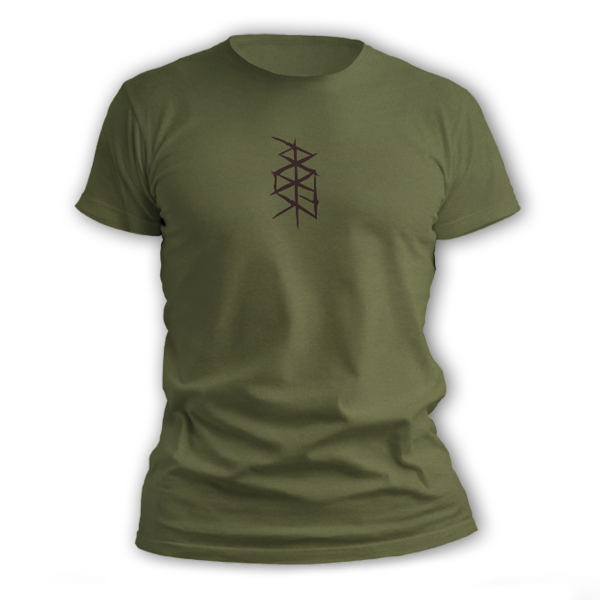 Galstarr - Binderune T-Shirt // Army grün