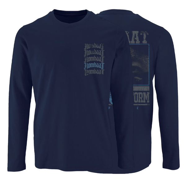 Kombaat - Nonkonform Rapcore Longsleeve naviblau
