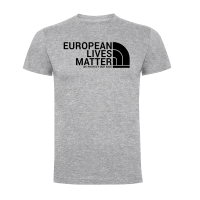 European Lives Matter T-Shirt grau-meliert *Unisex* European Lives Matter T-Shirt grau-meliert *Unisex*